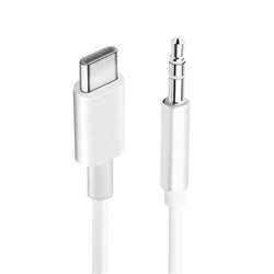 VCOM USB Type-C apa - Jack 3.5mm kábel, 1 m (CU440)