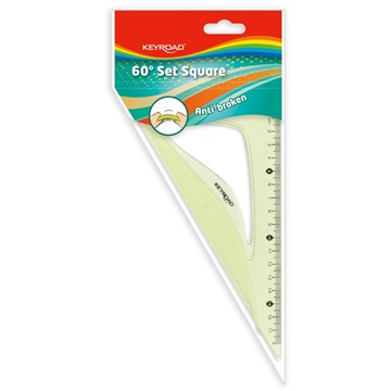 Vonalzó Keyroad törhetetlen 60 fokos 18 cm