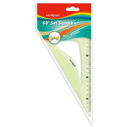 Vonalzó Keyroad törhetetlen 60 fokos 18 cm
