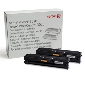 Xerox toner 106R03048 (Phaser 3020, WorkCentre 3025) black 2x1,5k
