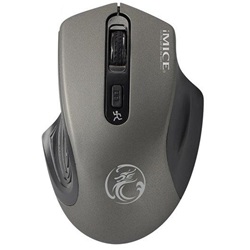 iMice  vezeték nélküli optikai egér, E-1800, 1600DPI, USB, szürke